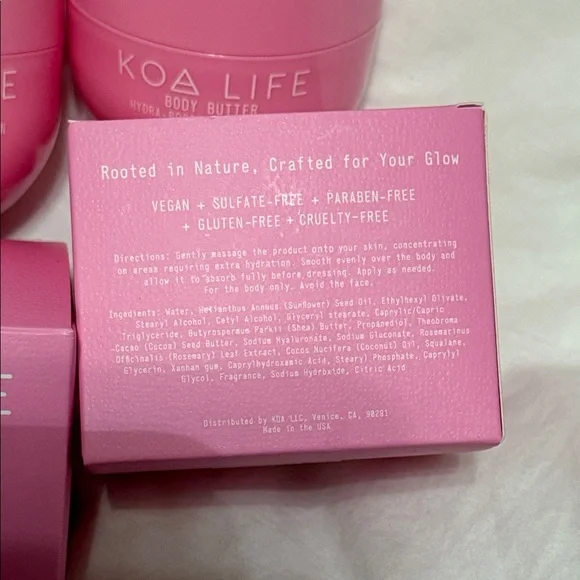 KOA LIFE Pink Body Butter Set - Picture 4 of 5